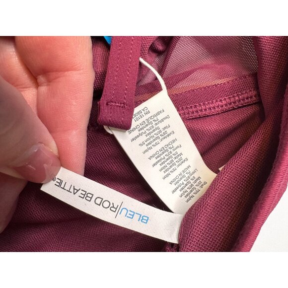 Bleu Rod Beattie Size 8 One Piece Bathing Suit Pomegranate  NWT $125 - Picture 5 of 8